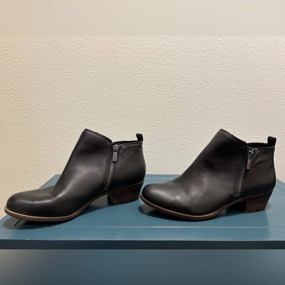 Lucky Brand Black Ankle Boots
